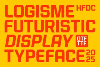 Logisme Futuristic Typeface