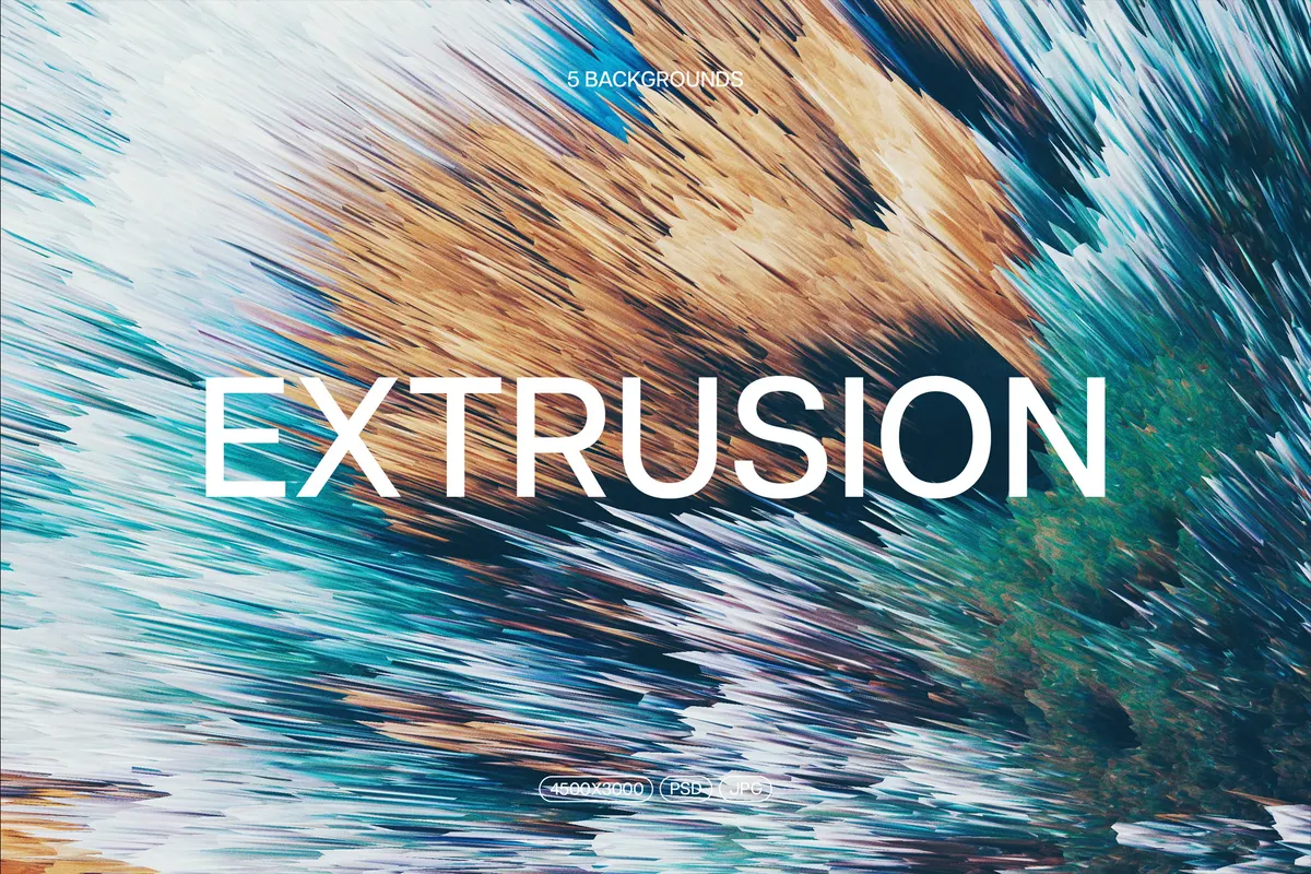 Abstract 3D Extrusion Backgrounds