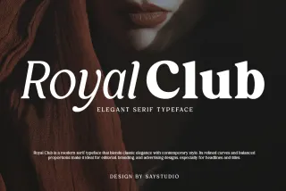 Royal Club – Elegant Editorial Serif Font