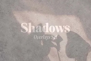 Floral Shadow Overlays