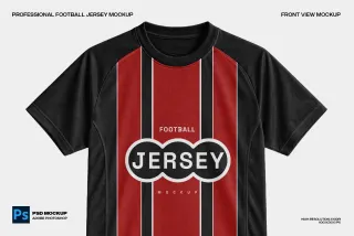Soccer Jersey Mockup - Front View
