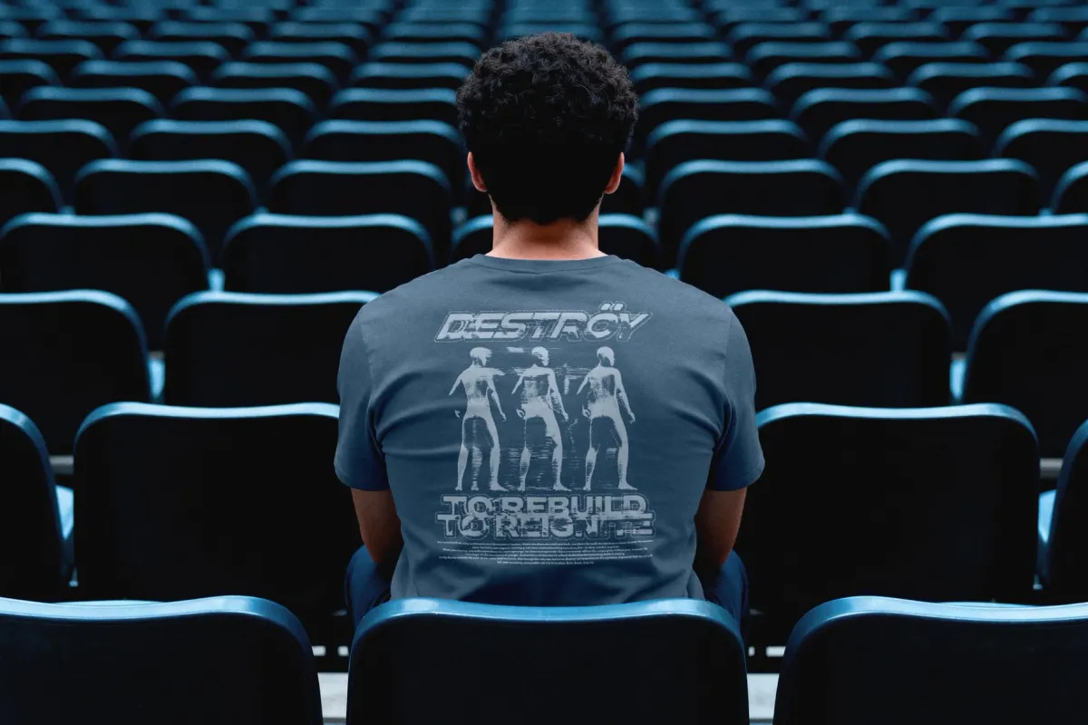 Back View T-shirt Mockup