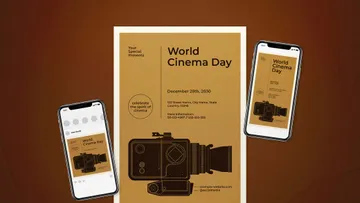 Cinema Day Flyer Set