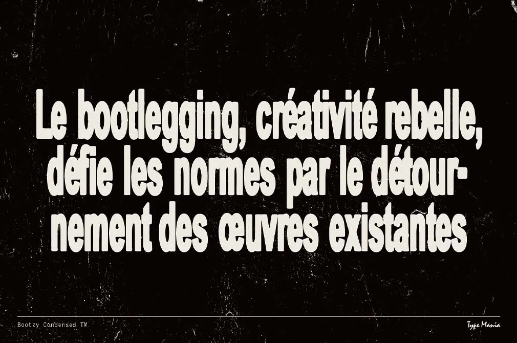 Bootzy Condensed TM | Rugged Font