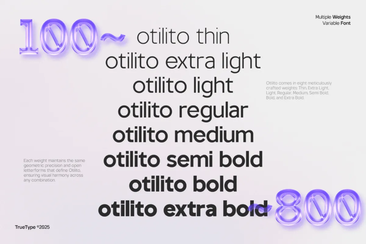 TRT Otilito Sans Font Family