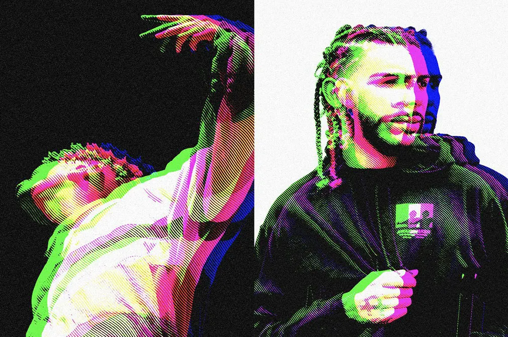 Triple Halftone Exposure Effect