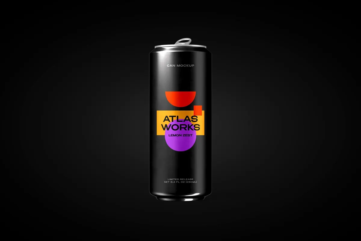 Slim Can Mockup