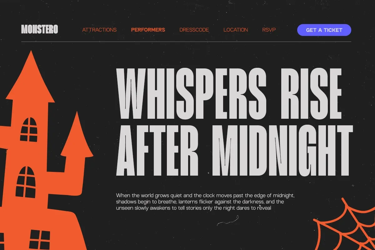 GC Magnu - Inktrap Condensed Display Font
