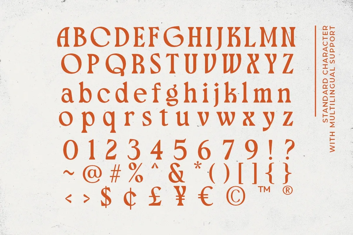 Larchen - Ligature Bold Serif