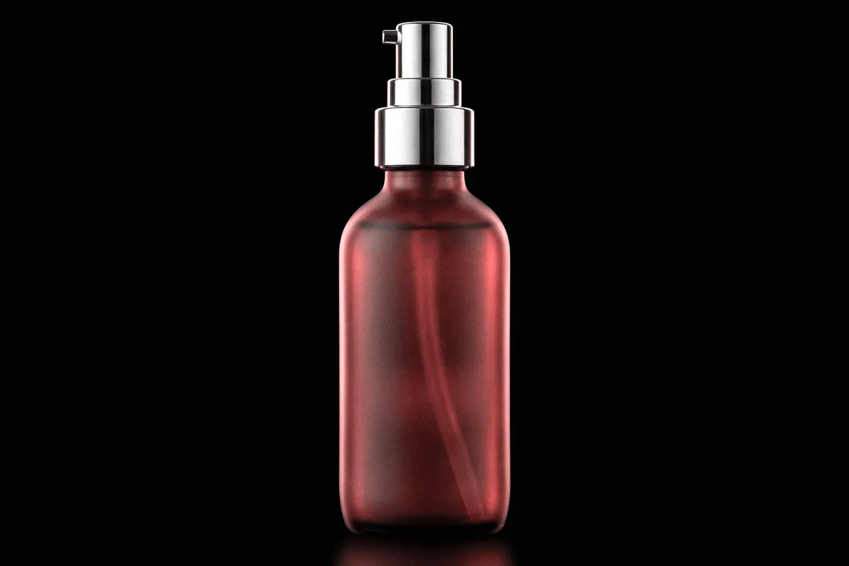 Cosmetic Pump Bottle Mockup