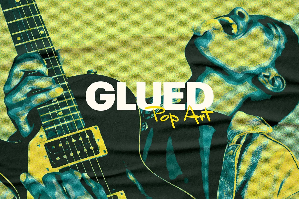 Glued Pop Art Photo Effect