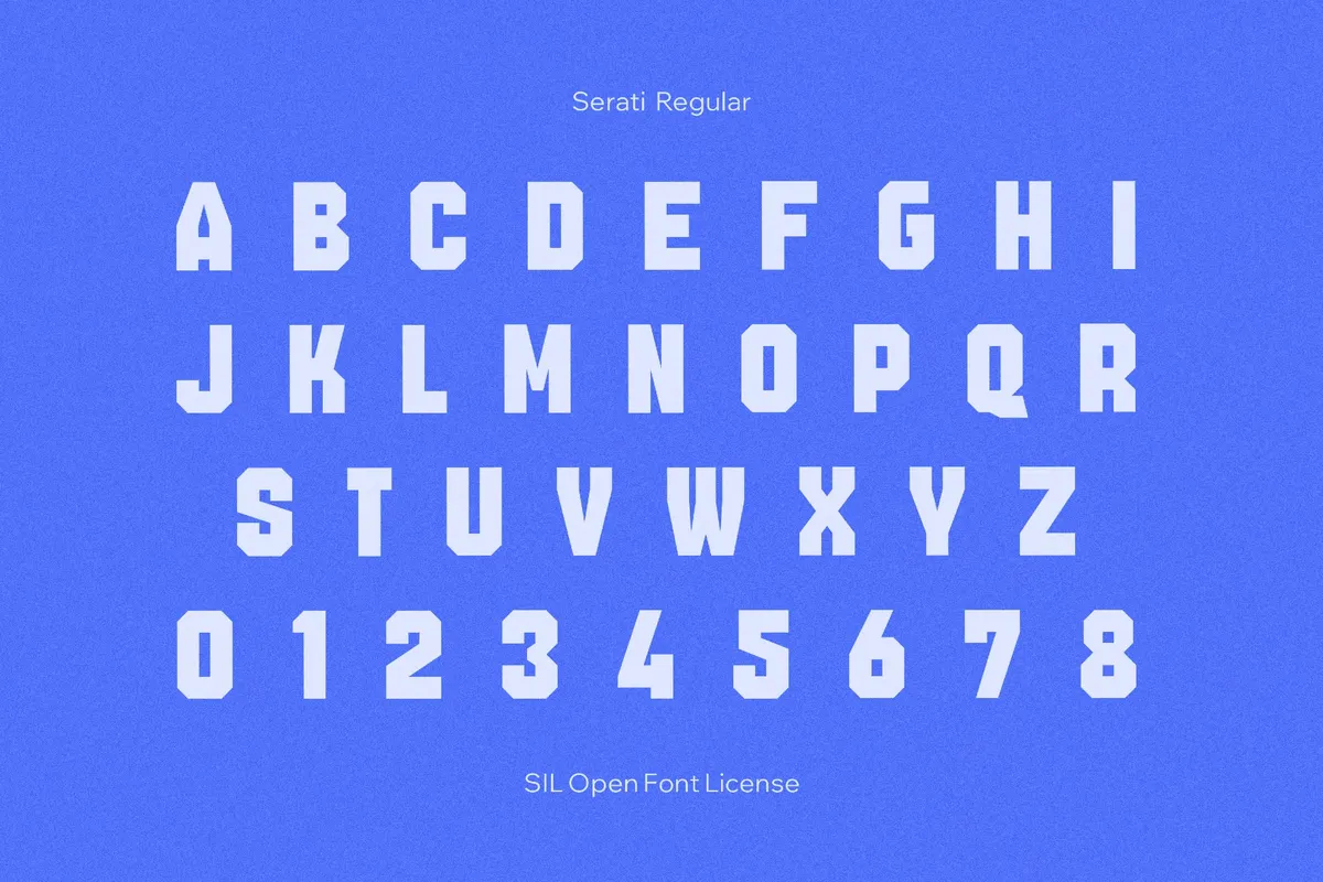 Serati Jersey Font