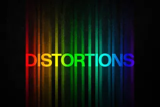 Color Distortion Text Effect