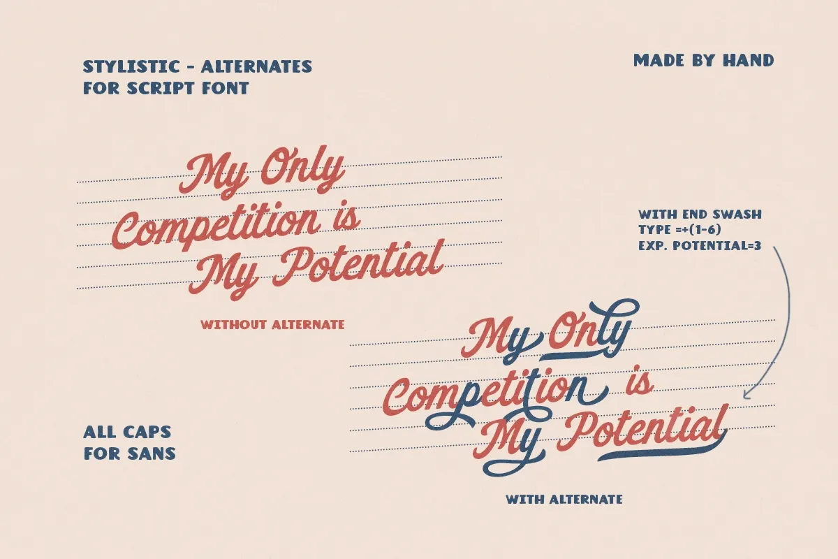 Rustic Graytone – Retro Script and Sans Font Duo