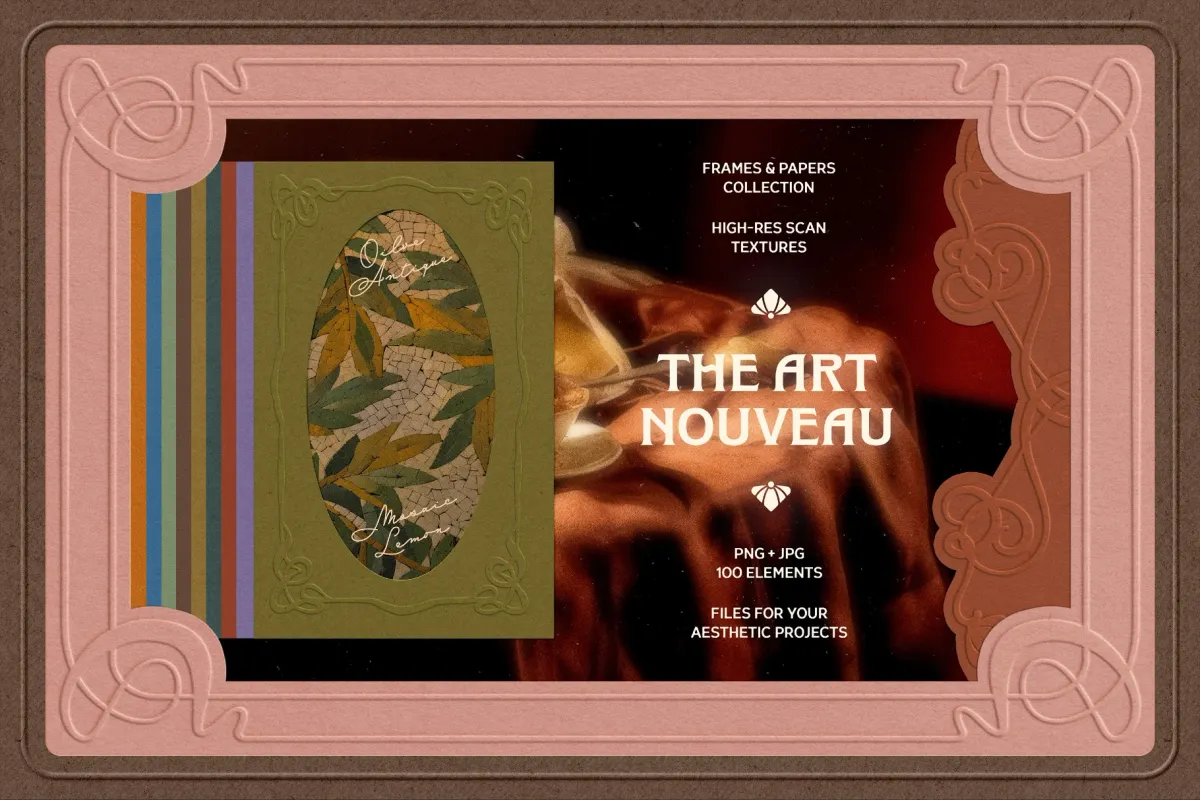 Art Nouveau Papers & Frames