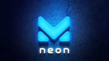 Ice Neon Logo Mockup