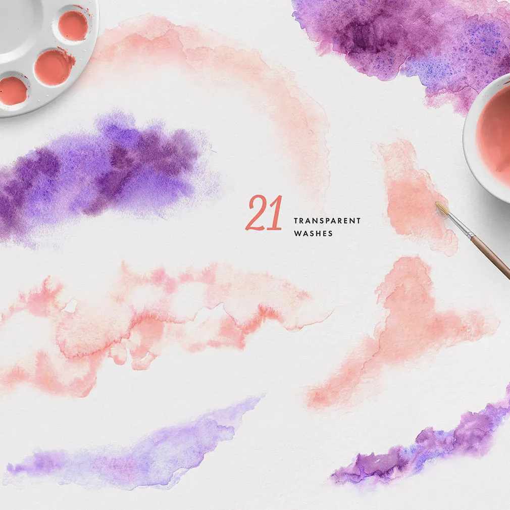 Watercolor Texture Washes