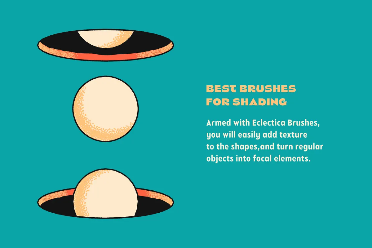 Eclectica Stipple Procreate Brushes