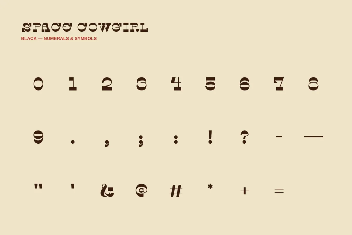 Space Cowgirl - Experimental Font Family