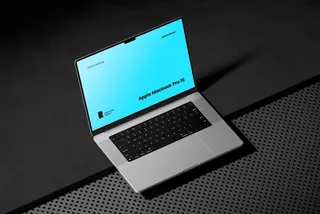 Concrete & Metal MacBook Pro Mockup