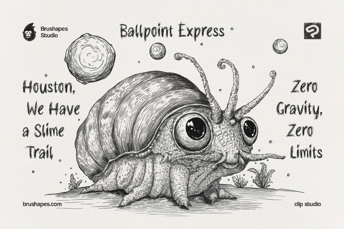 Ballpoint Pen Clip Studio Brushes