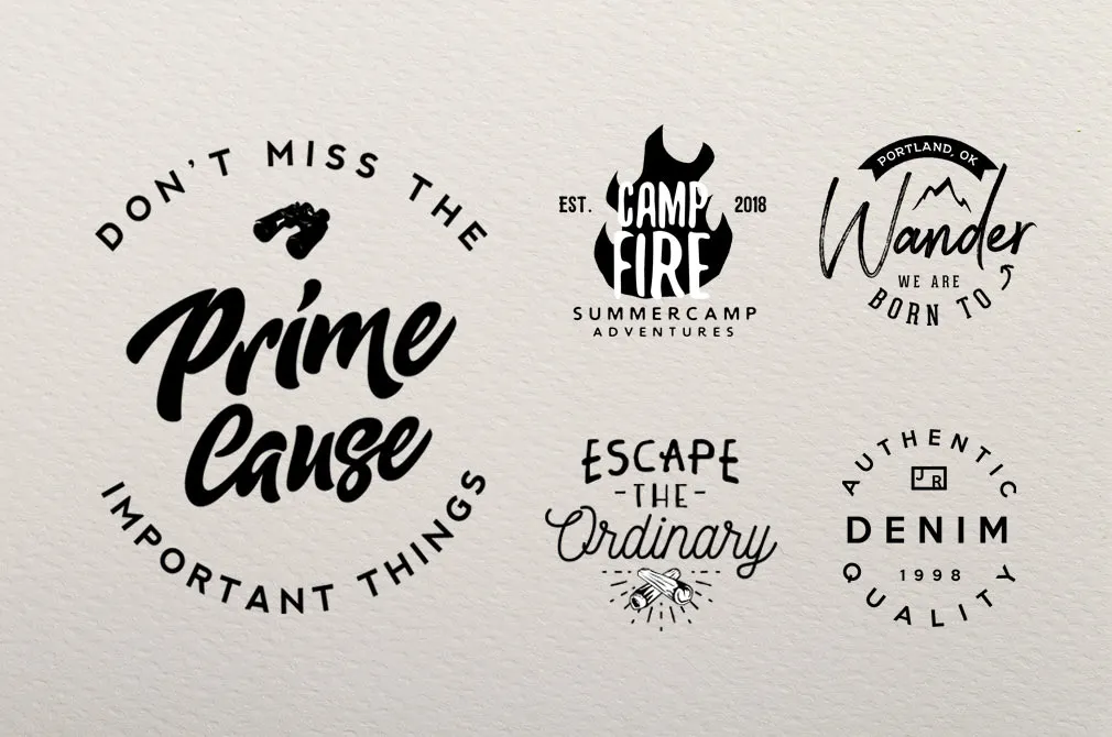 Retro Badges Templates