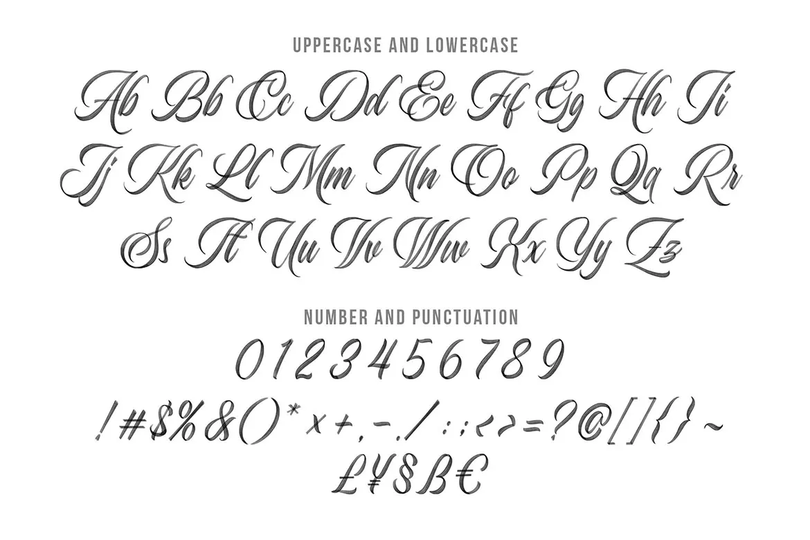 Romantic Juliette SVG Font