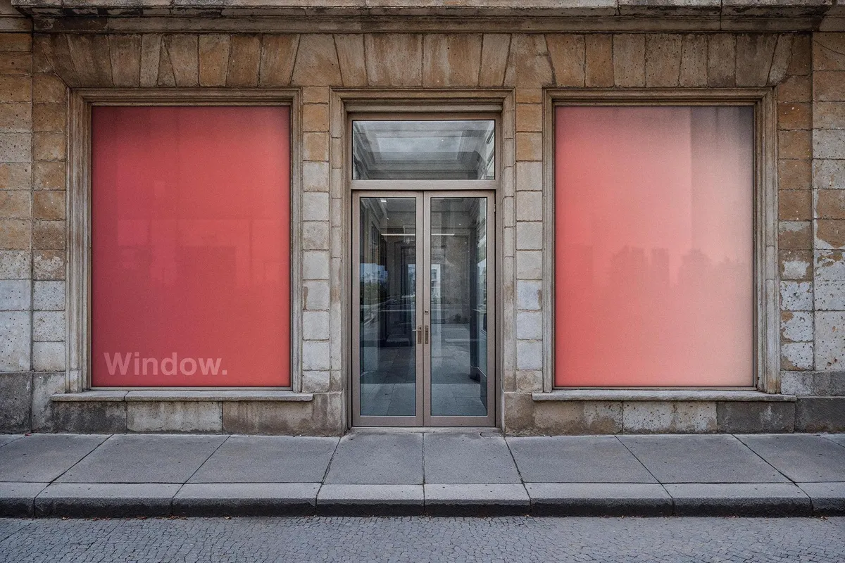 Stone Facade Storefront Mockup