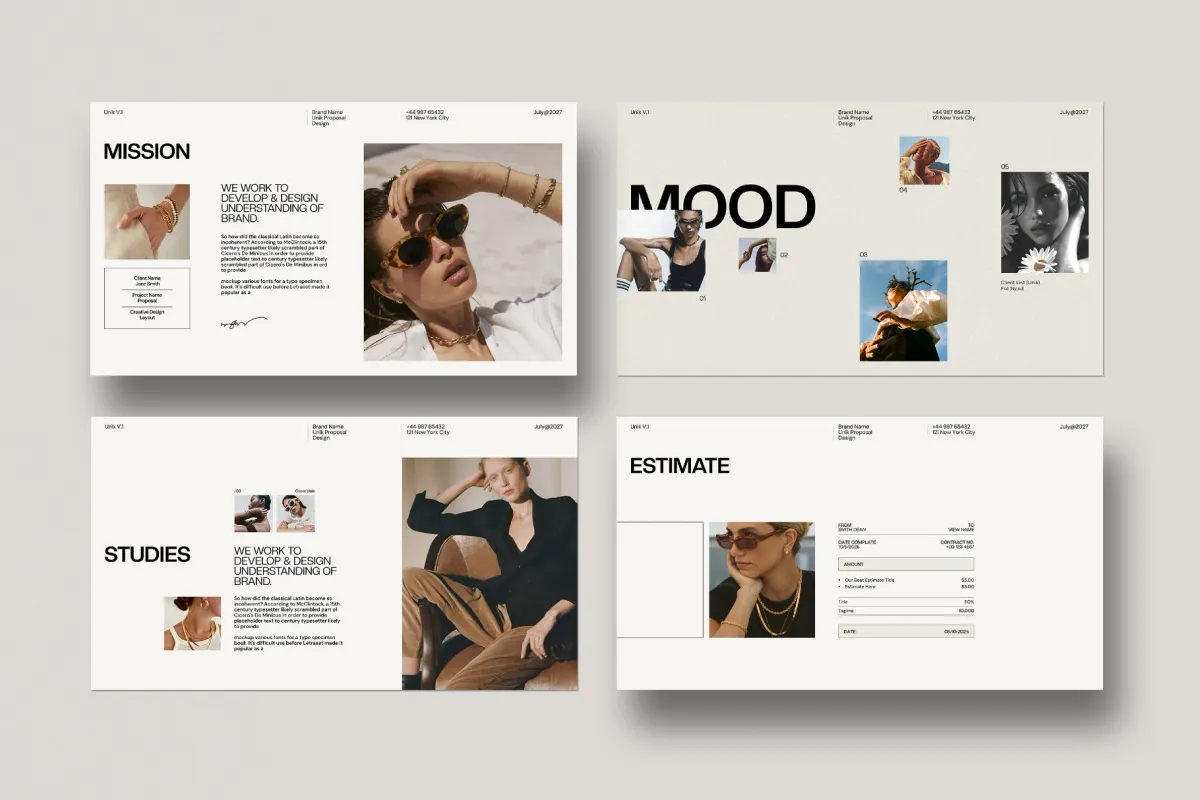 UNIK | Proposal Presentation Template