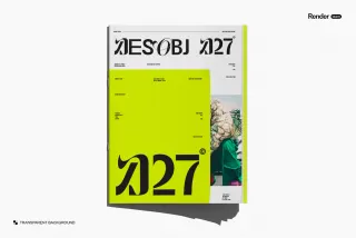 Front Cover Magazine Mockup