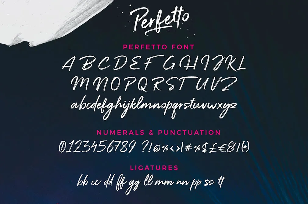 Perfetto Brush Font
