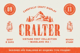 Cralter - Display Font