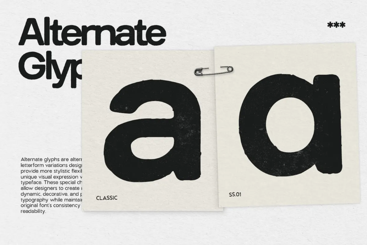 GC Godthem - Display Grunge Sans Font