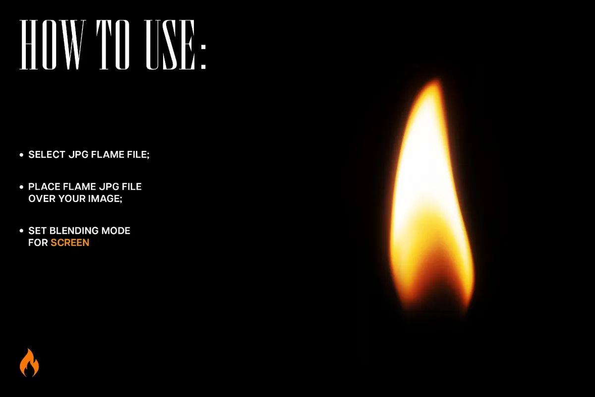 30 Flame Overlays