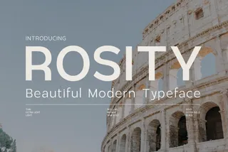 Rosity - Beautiful Modern Typeface