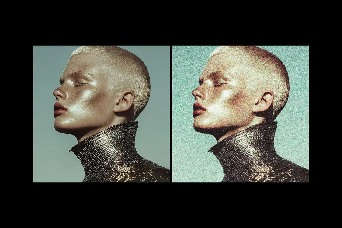 Grain Print Photo Effect
