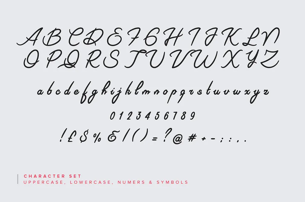 Riviera Signature Font