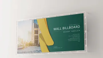 Wall Billboard Mockup Vol.2