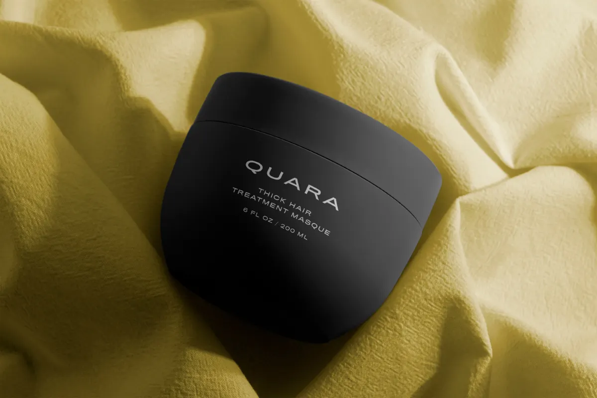 Soft Drape Skincare Jar Mockup