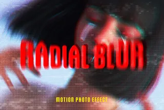 Radial Blur Photo Effect