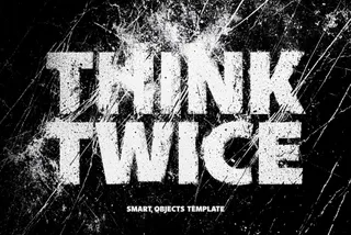 Grunge Distort Text Effect