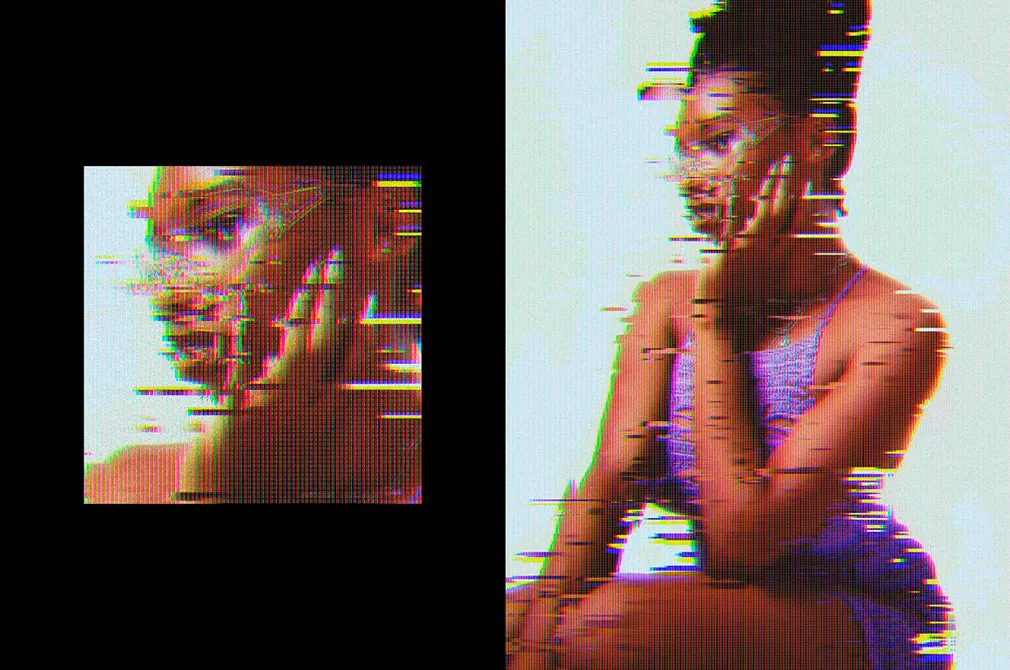 Glitching Screen Photo Effect