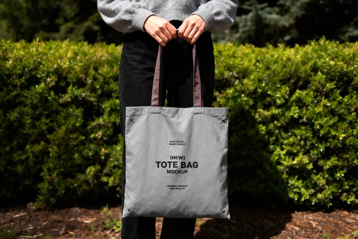Canvas Tote Bag Mockup
