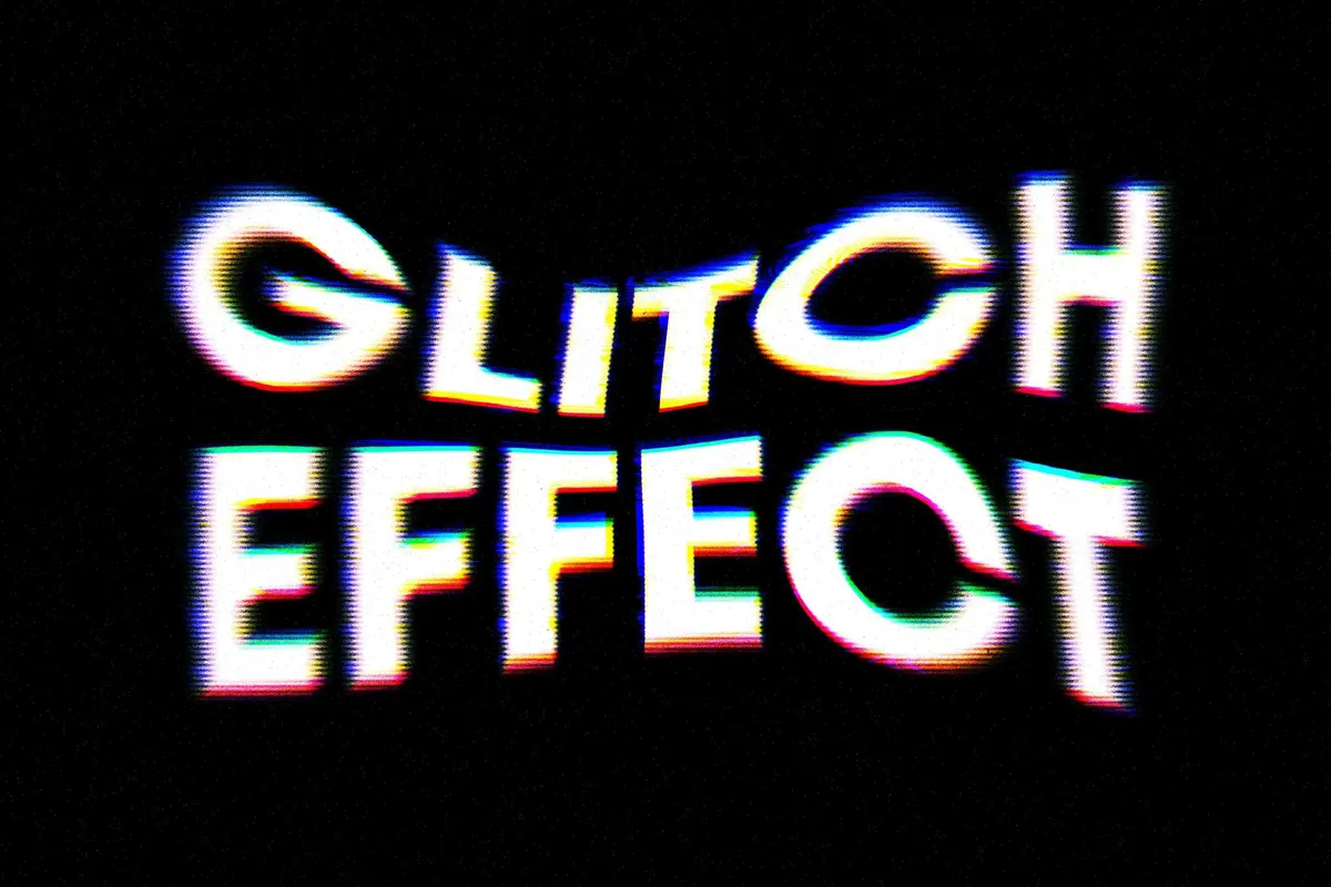 Glitch Text & Logo Effect