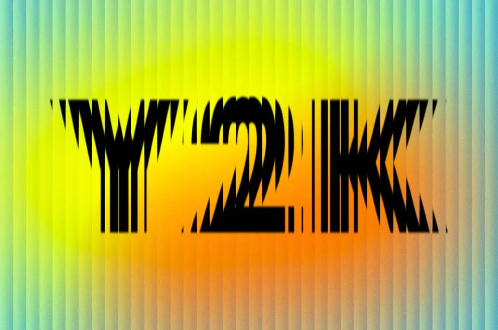 Distorted Lines Glass Text Effect