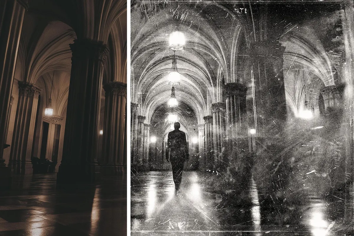 Silver Plate Photo Effect