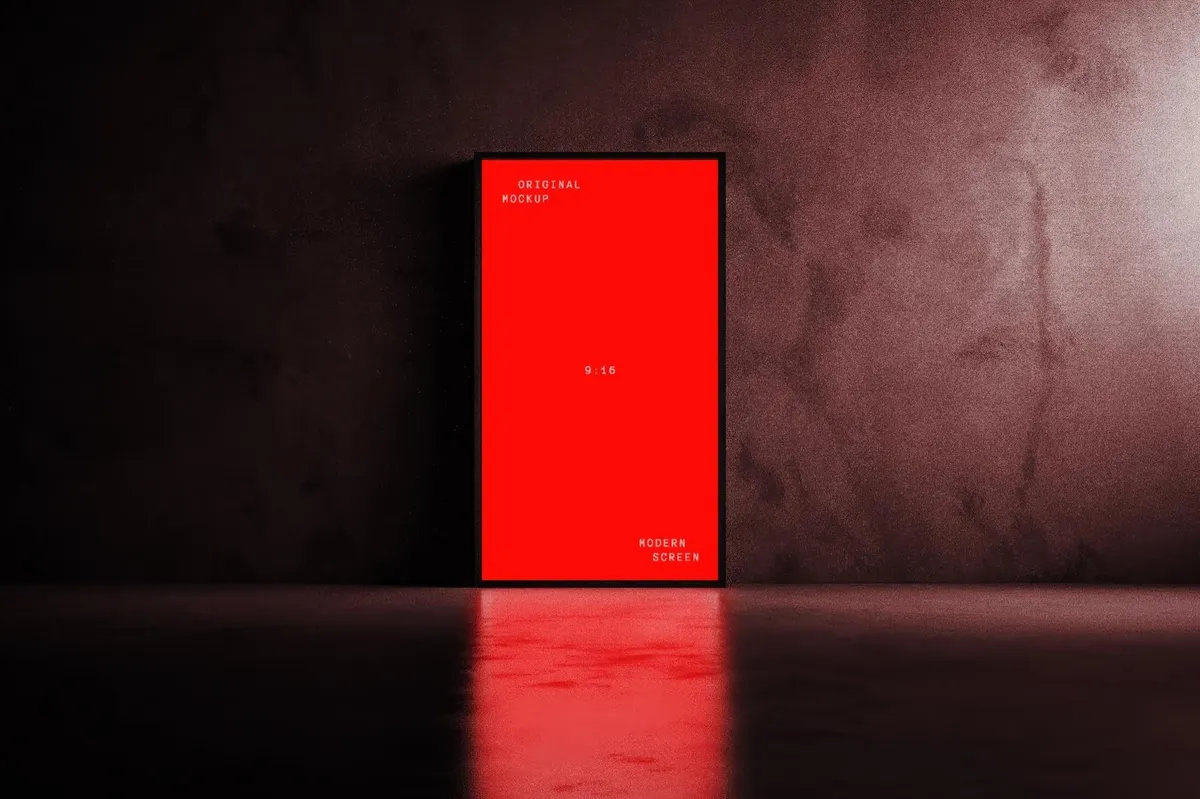 9:16 Vertical Screen Mockup