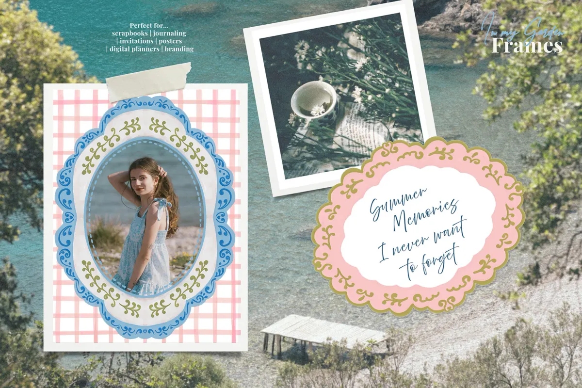 Cottagecore Decorative Frame Clipart