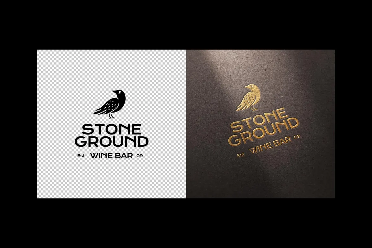 Craft Paper Logo Mockup