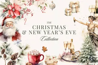 Christmas Watercolor Collection